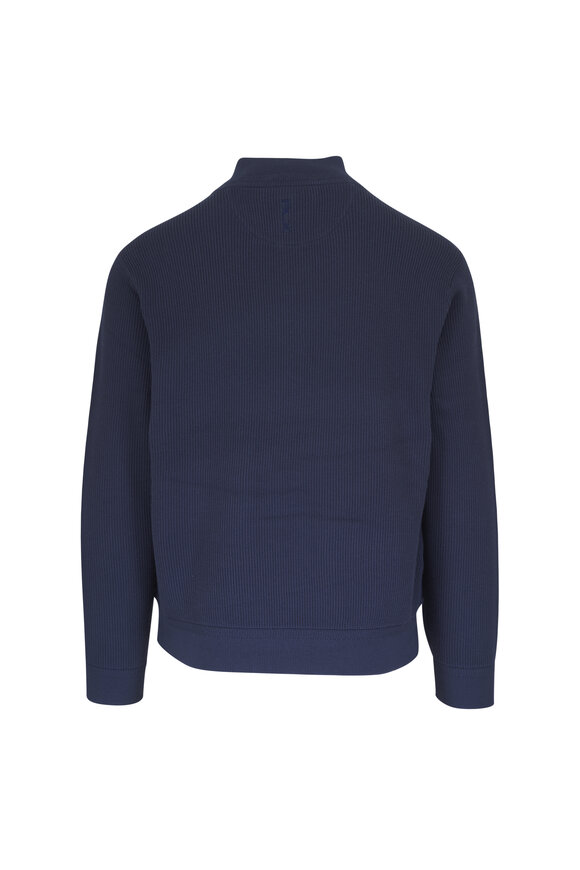RLX Ralph Lauren Navy Cool-Max Zip Mock Neck Jacket - view 2