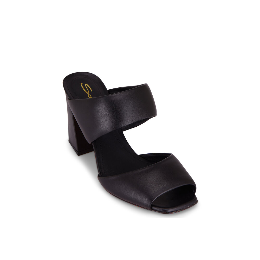 サンダル・ミュール SANTONI Women Sandals WHQX71496HA2NVHD N01 BLACK サンダル・ミュール SANTONI SANDAL (WHQX71496HA2NVHD N01