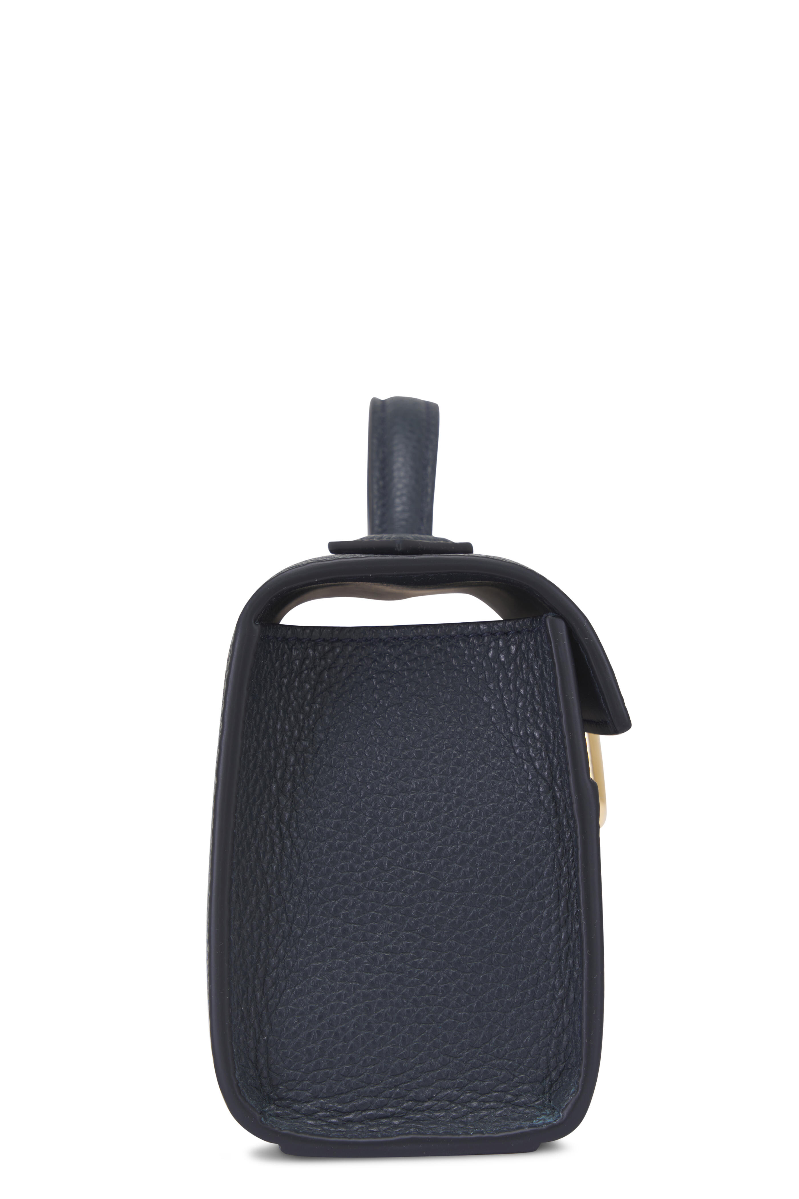 Savette ブラック Symmetry Pochette バッグ Slim Symmetry Pochette in Black Suede with Black Leather