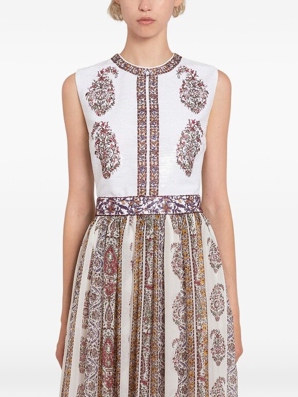 Giambattista Valli Paisley Midi Dress - view 3