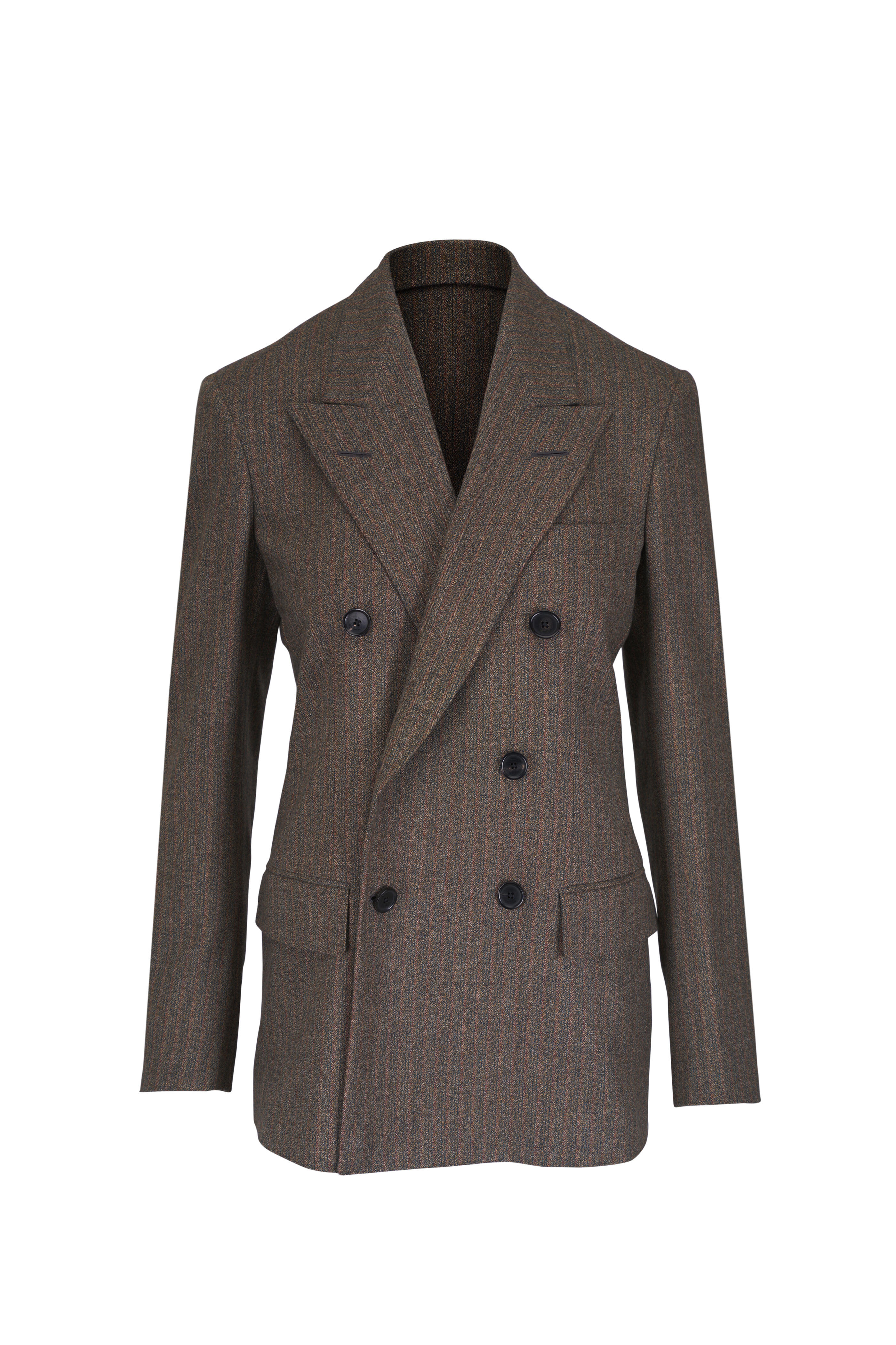 Loro Piana - Milano Brown Sand Bluette Wool & Cashmere Blazer