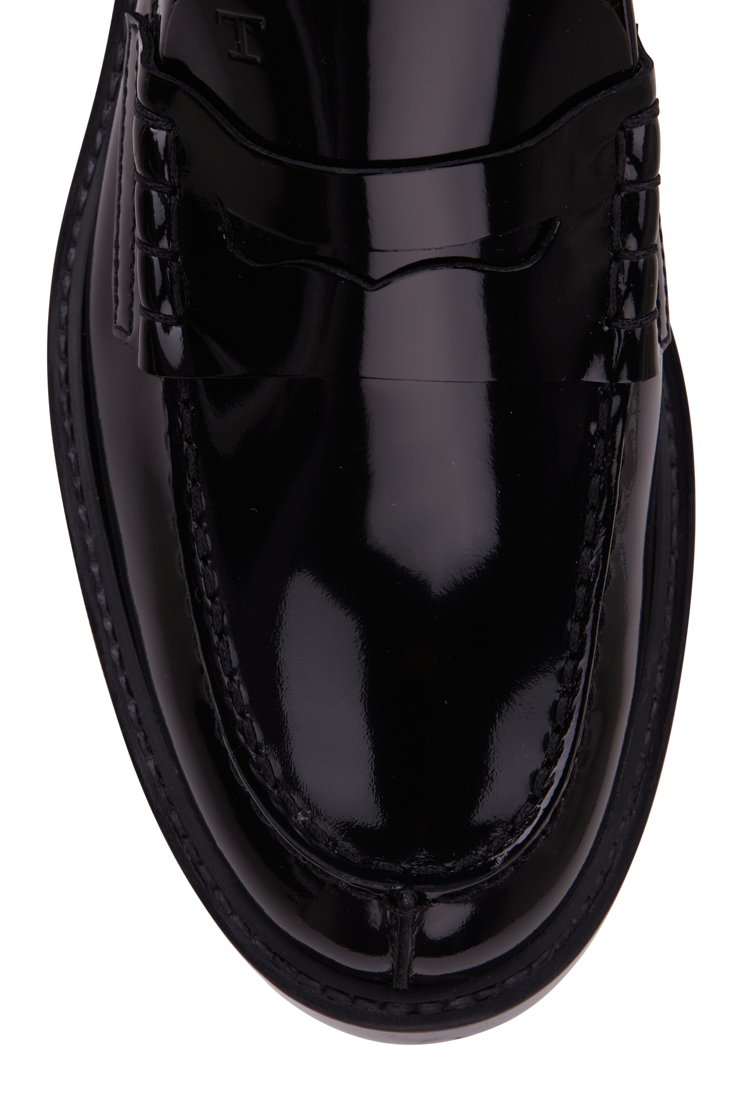 Tod's - Gomma Basso 59C Patent-leather Loafers - Black - IT41.5 - Net A Porter