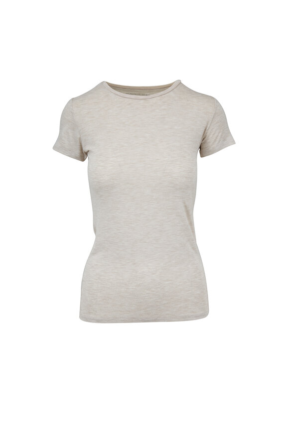 Majestic Ecru Short Sleeve Superwashed T-Shirt