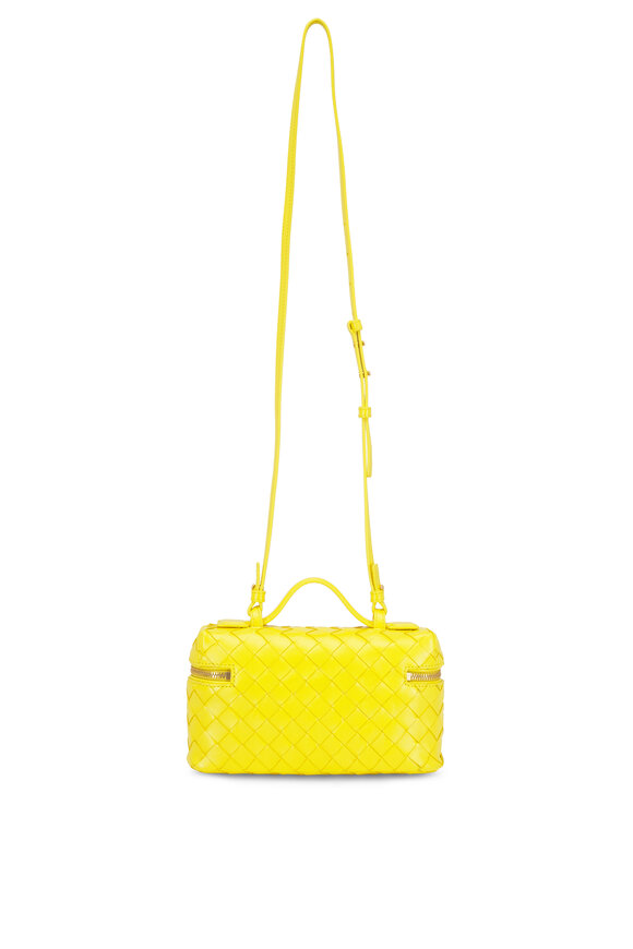 Bottega Veneta Bang Bang Daffodil Intrecciato Leather Vanity Case - view 4