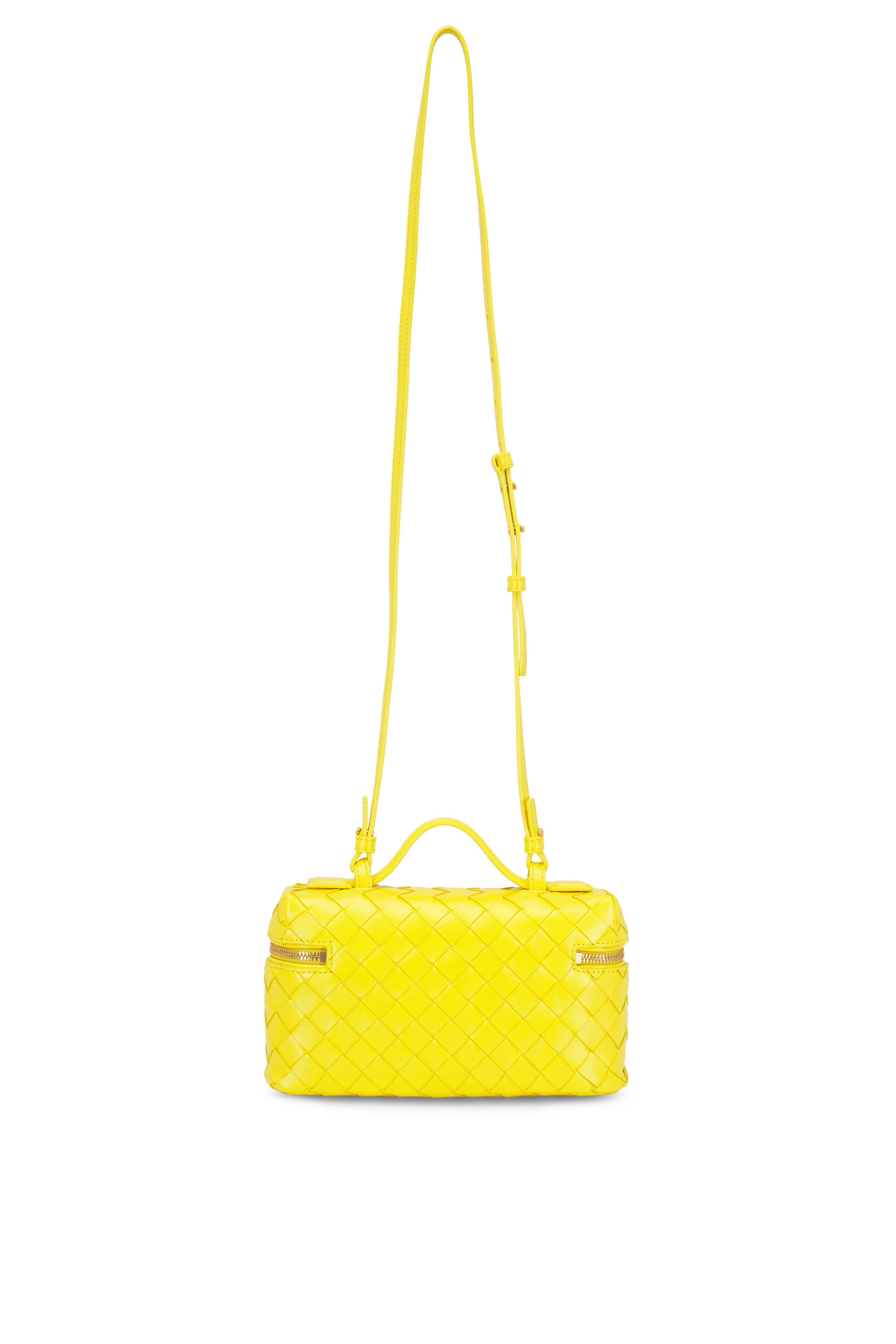 Bottega Veneta - Bang Bang Daffodil Intrecciato Leather Vanity Case