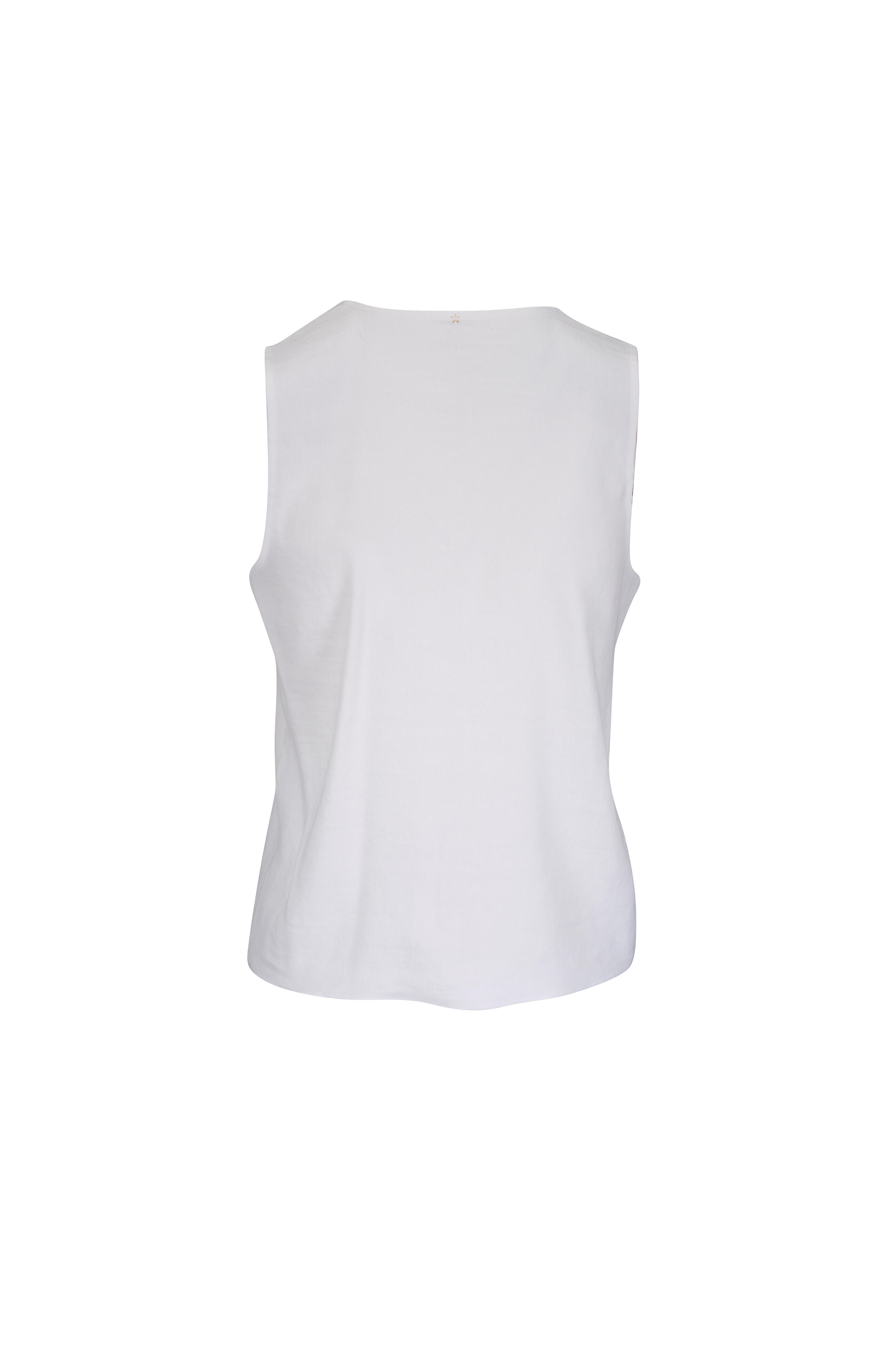 【Peter Do】Trench Blouse White 38 Peter Cohen - Swathe White Silk Blouse | Mitchell Stores