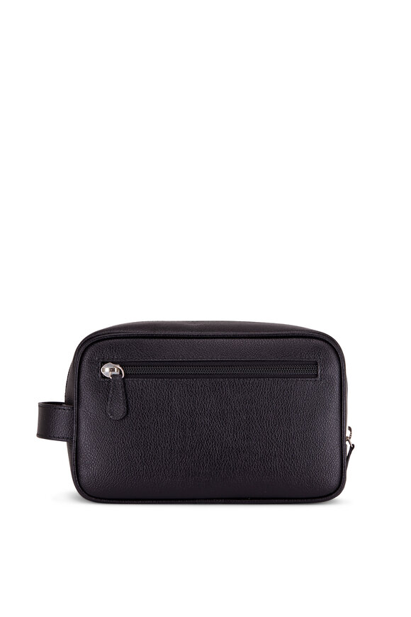 Ettinger Leather - Black Leather Wash Bag