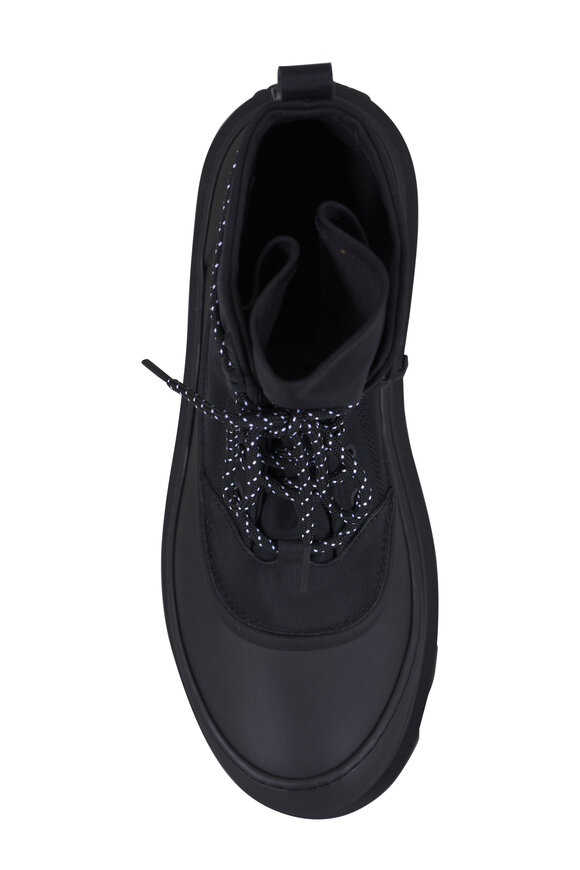 Moncler Vera Sheal Black Lace Up Boot - view 5