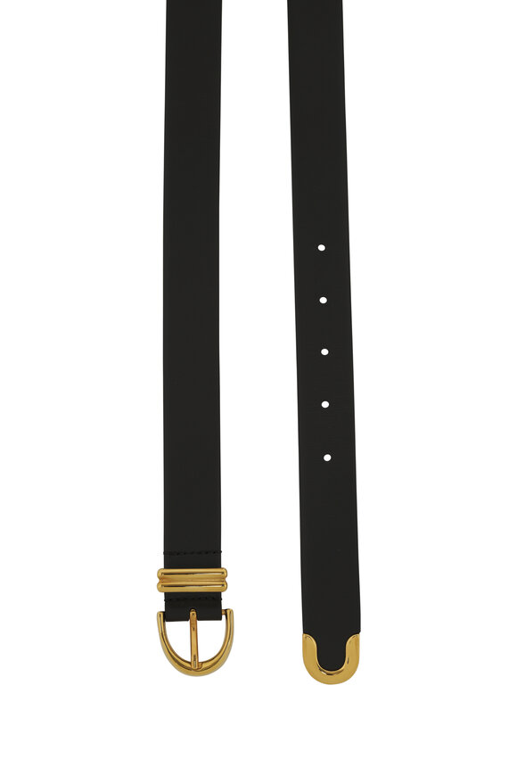 Khaite - Bambi Black & Gold Belt