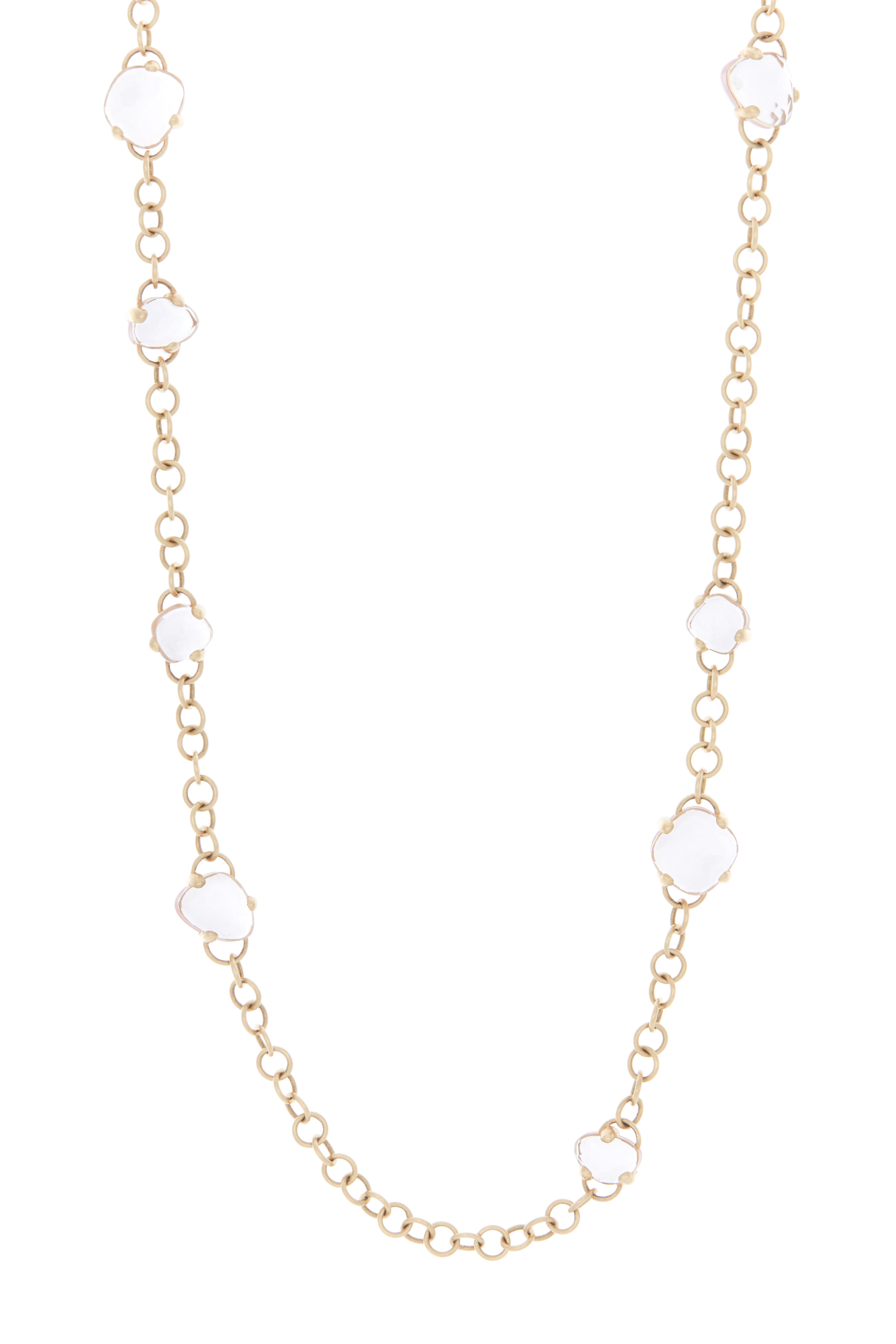 Pomellato Capri 18K Rose Gold Rock Crystal & Quartz Necklace