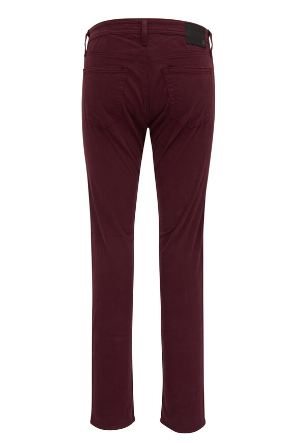 AG - Tellis Maroon Peak Twill Modern Slim Jean