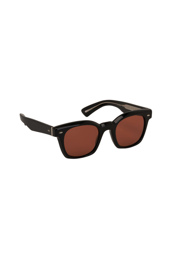 Oliver Peoples - Merceaux Black & Persimmon Sunglasses