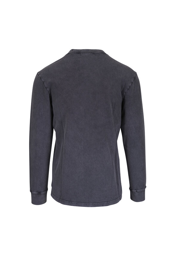 Faherty Brand Graphite Recycled Terry Long Sleeve T-Shirt - view 6