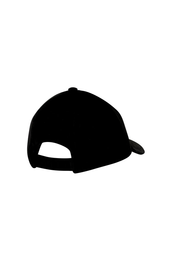 Prada - Black Velvet Baseball Cap