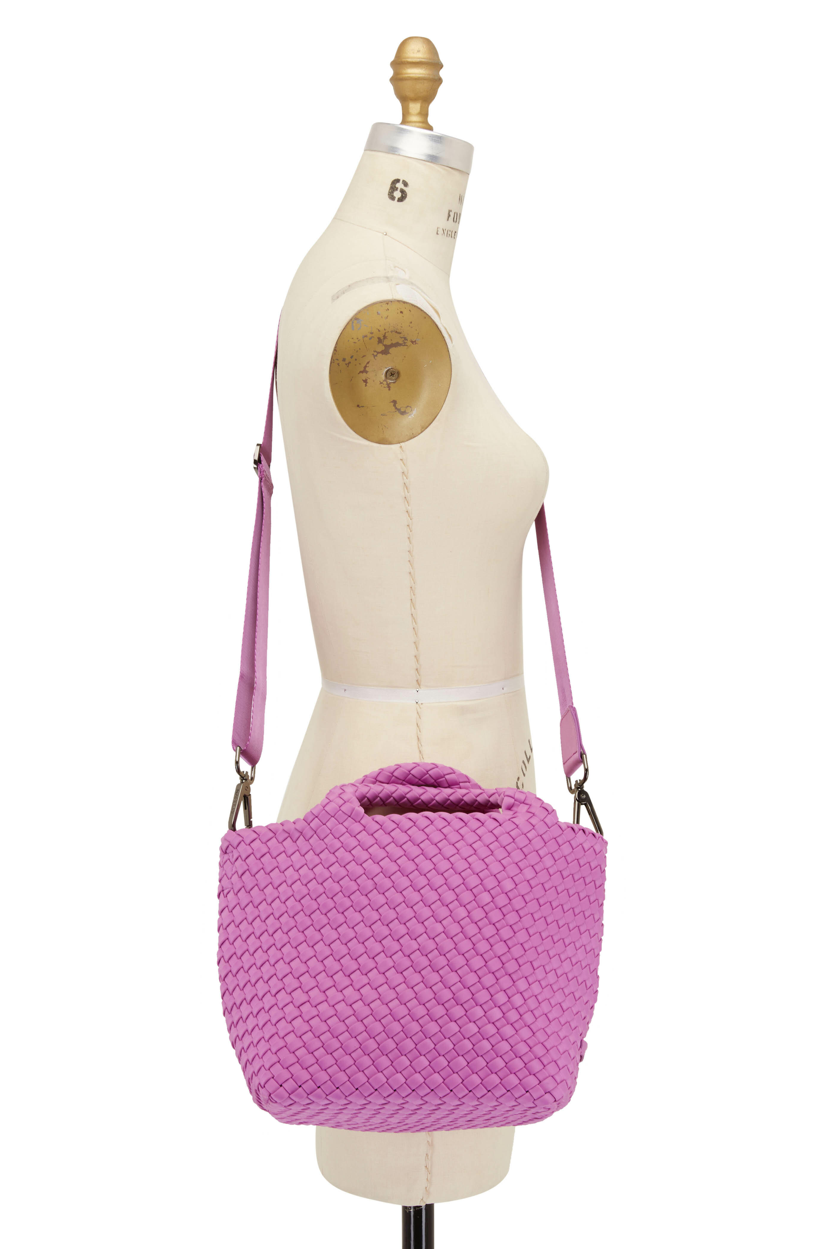 Naghedi - St. Barth's Orchid Woven Mini Tote