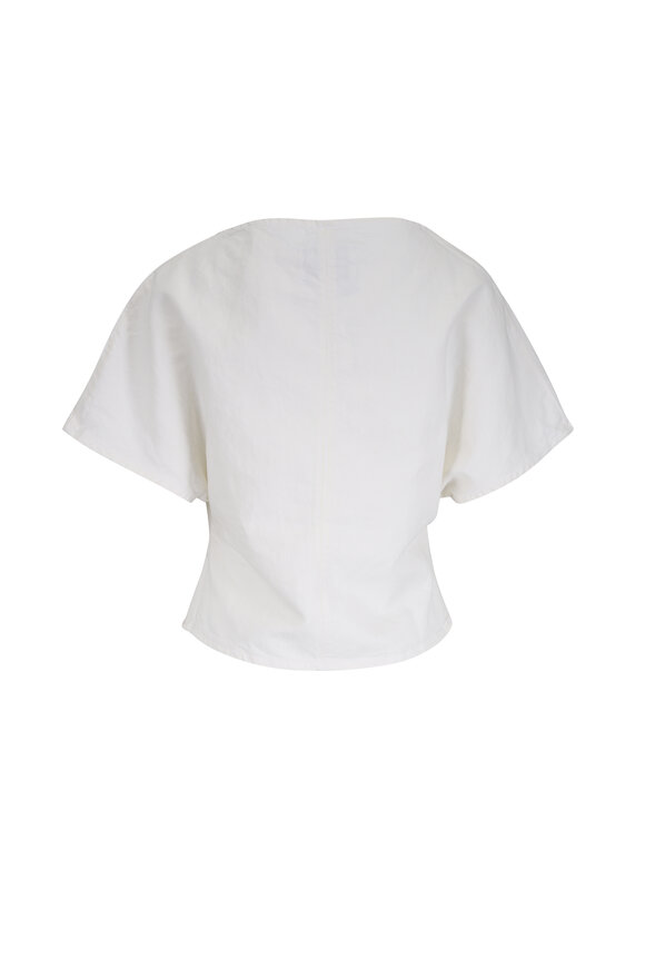 TWP White Simple T Blouse - view 3