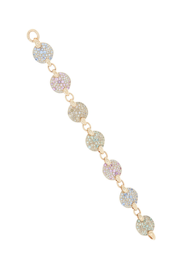 Pomellato - Yellow Gold Diamond & Sapphire Sabbia Bracelet