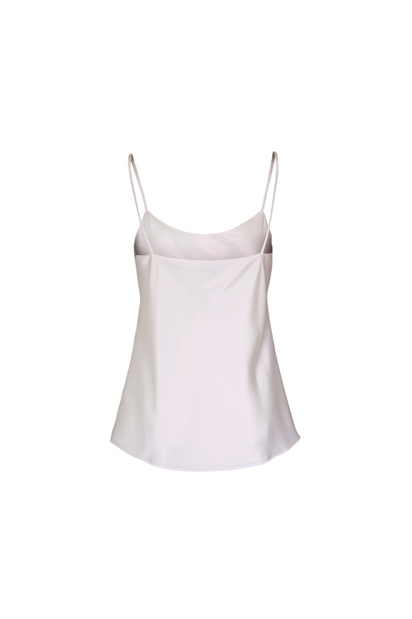 Lafayette 148 New York Off White Satin Bias Cut Camisole - view 2