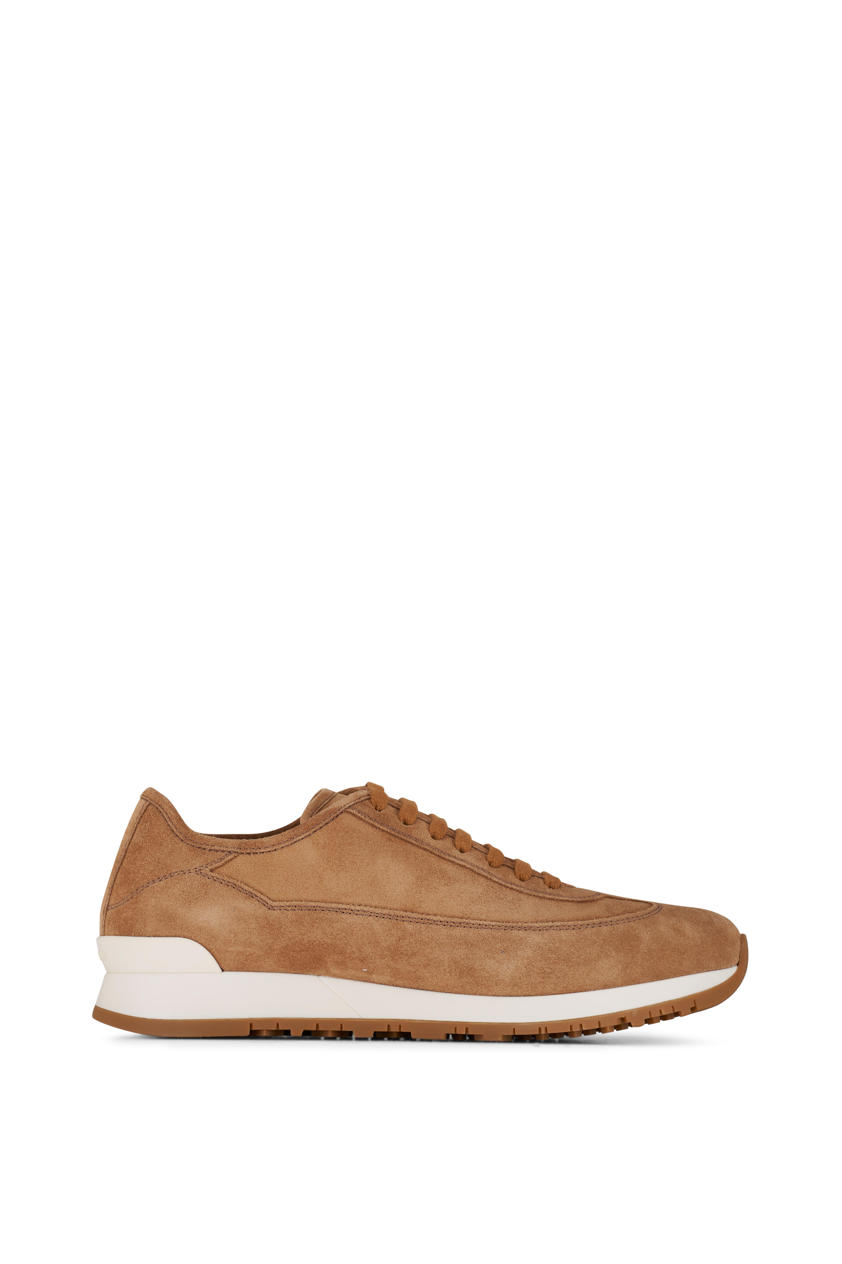 John Lobb - Foundry II Cider Suede Sneaker | Mitchell Stores