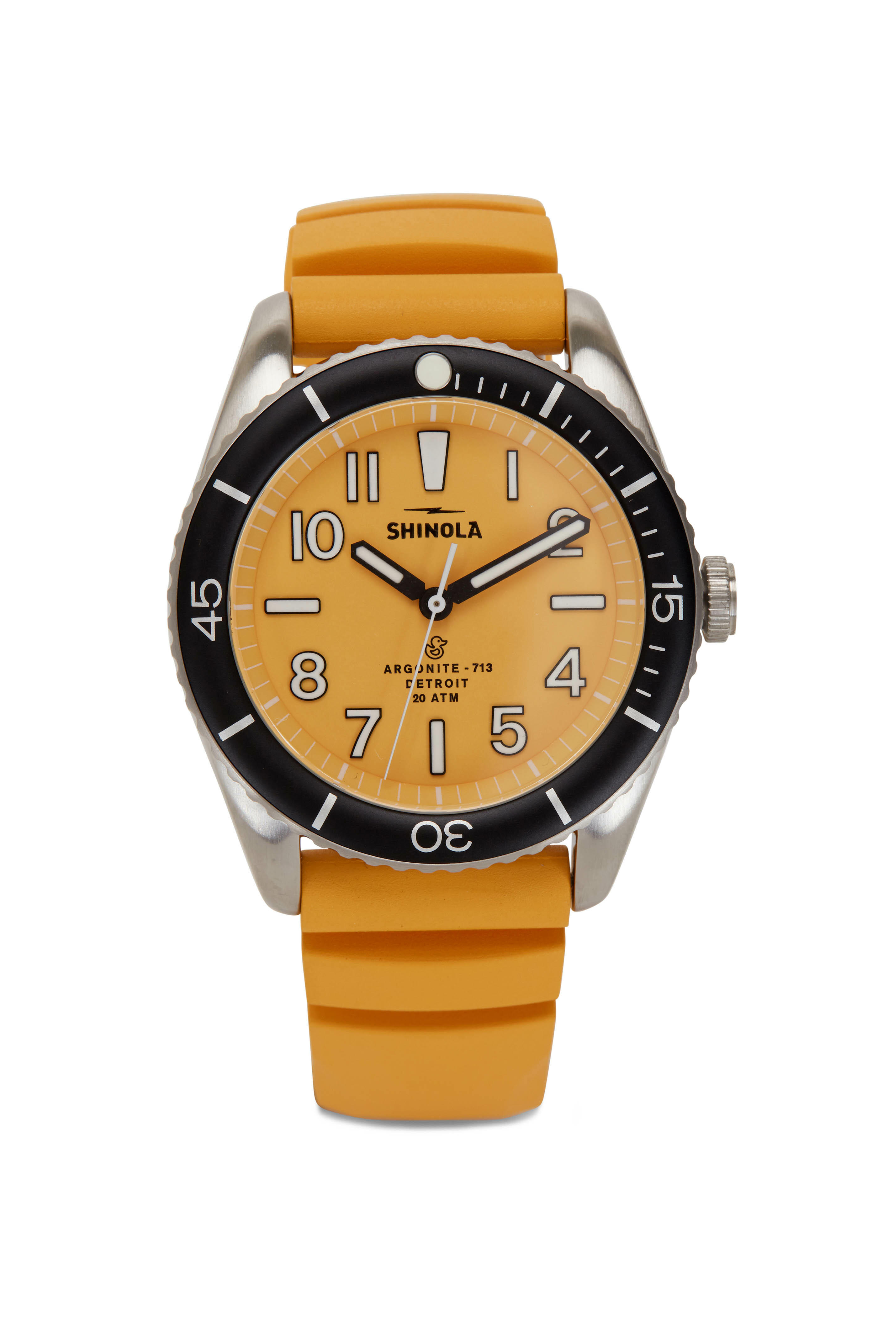 Shinola - The Duck Canary Yellow Water Resistant Watch, 42mm