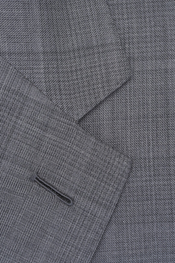 Zegna - Couture Medium Gray Plaid Suit