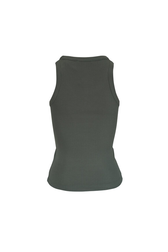 Vince Pine Green Scoop Neck Tank - view 5