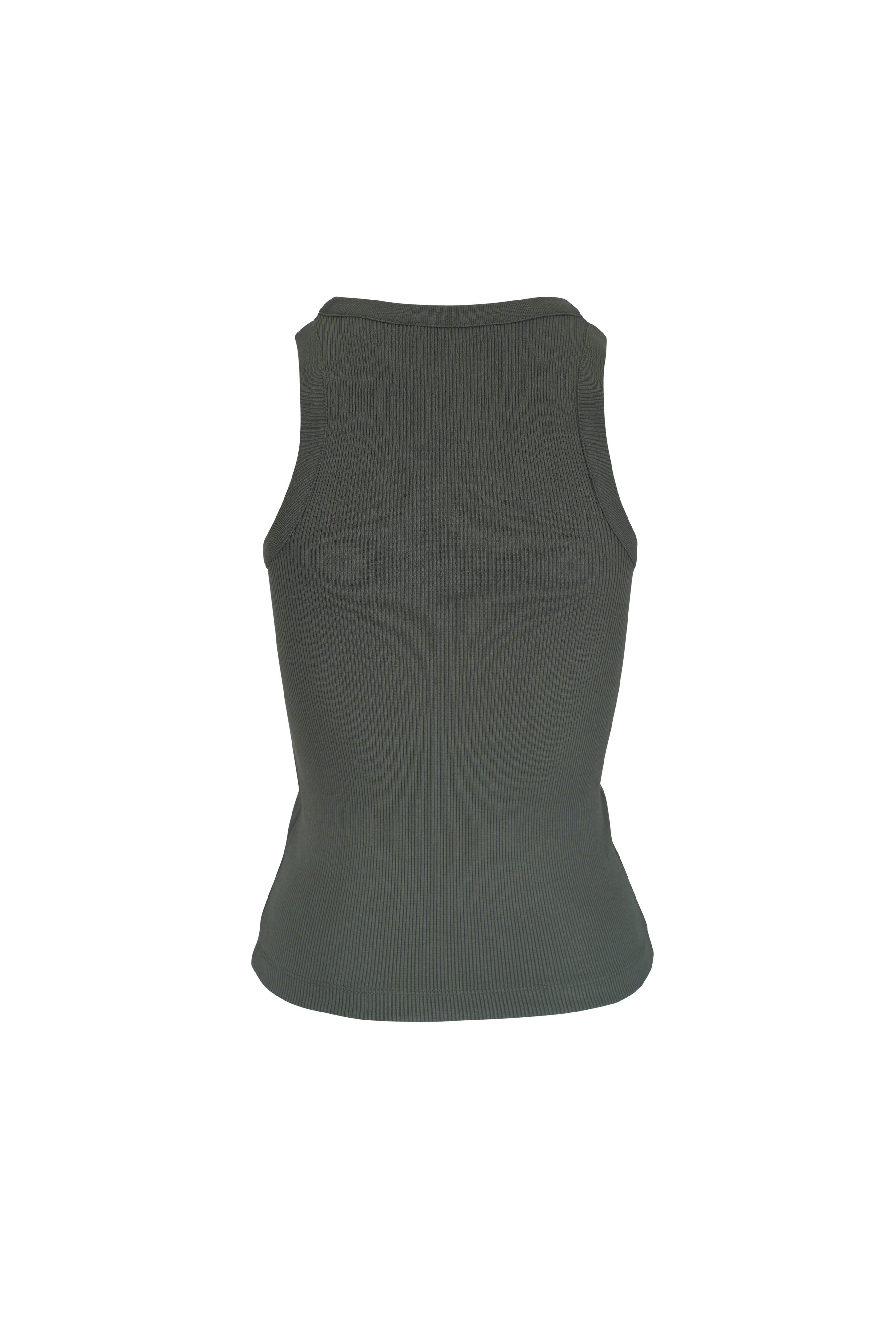 Vince - Pine Green Scoop Neck Tank - view 2