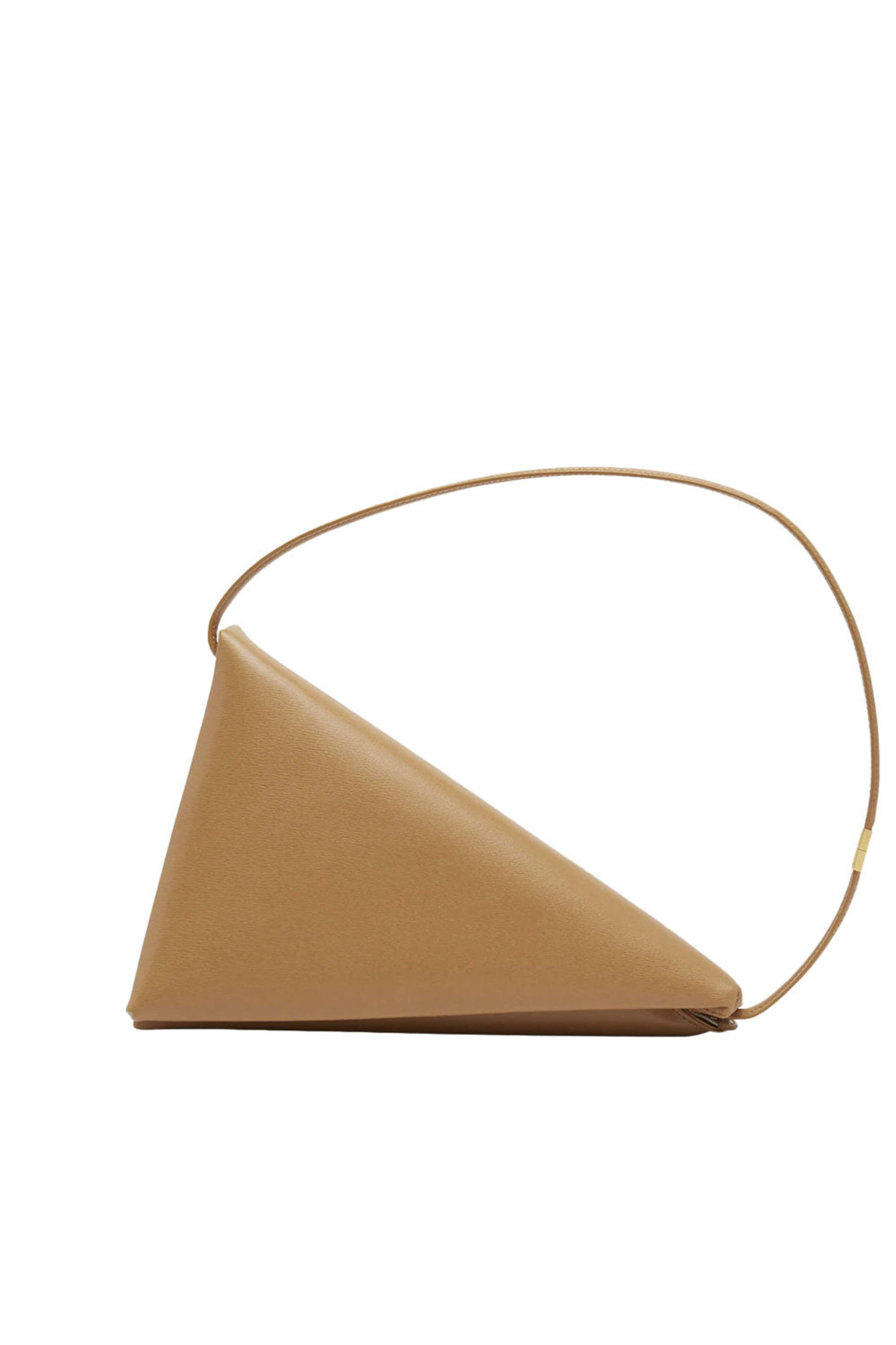 Marni - Prisma Triangle Shoulder Bag in Tan | Mitchell Stores