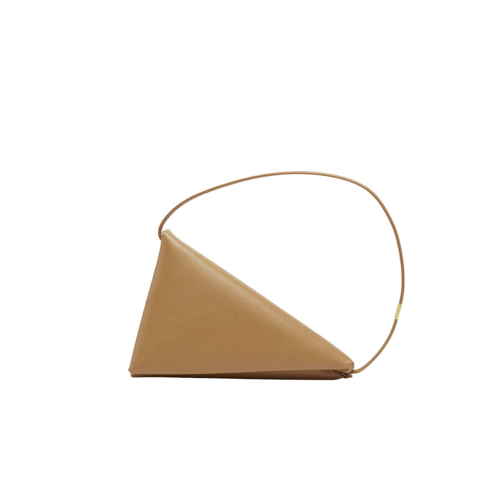 Marni - Prisma Triangle Shoulder Bag in Tan | Mitchell Stores