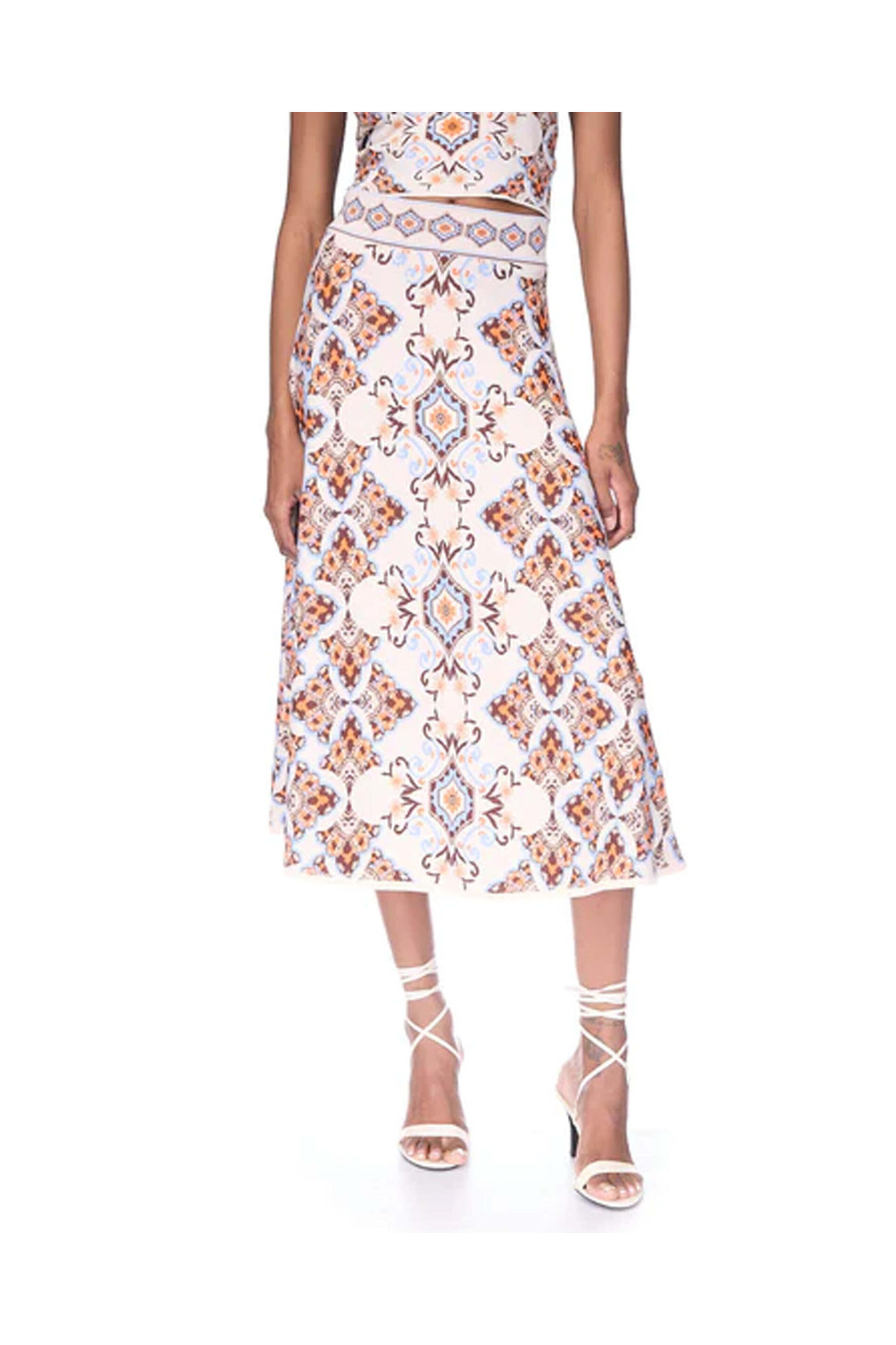 Cara Cara - Turtle Dove Vintage Paisley Sandrine Skirt