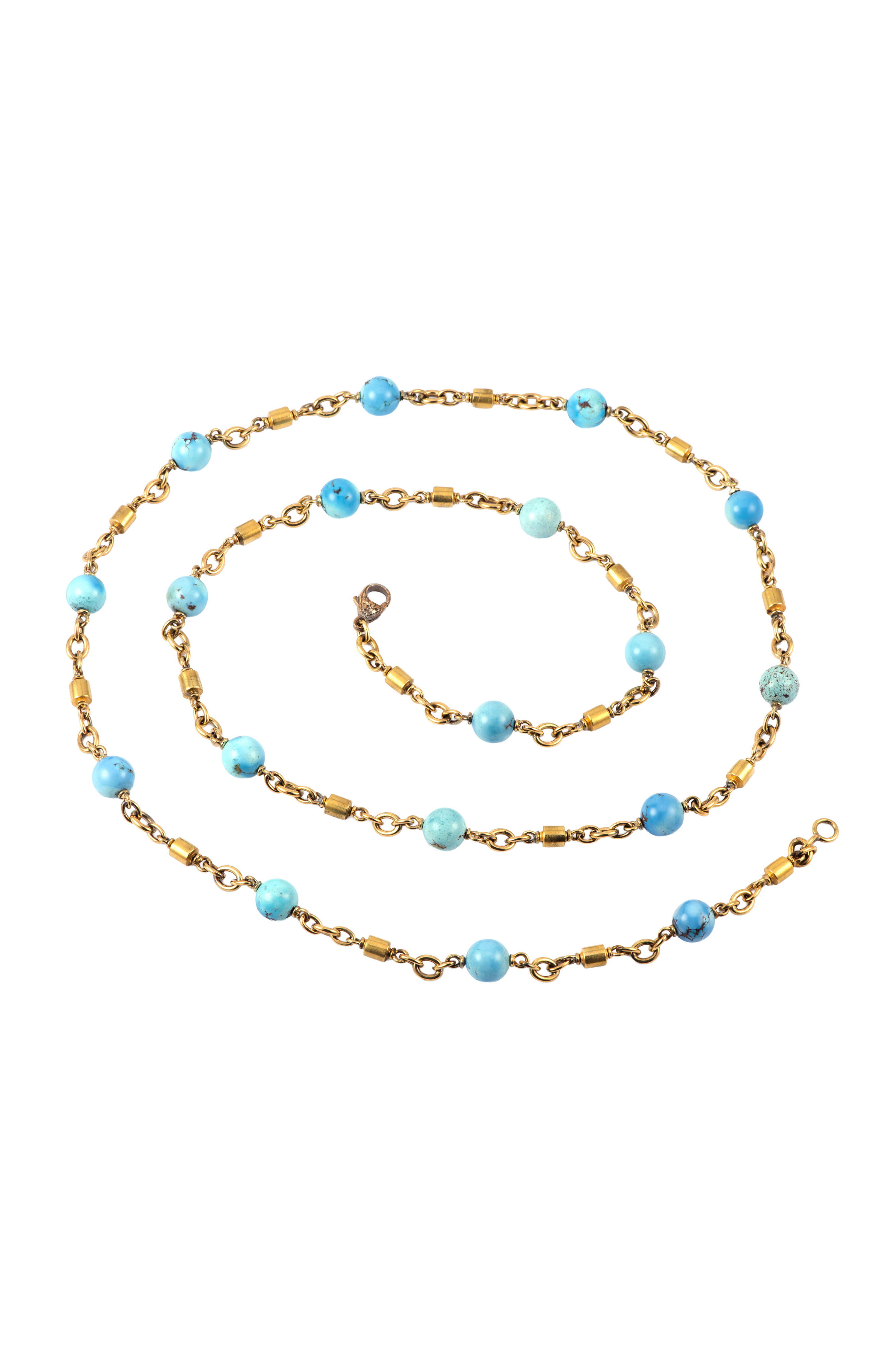 Sylva & Cie - Turquoise Bead Necklace