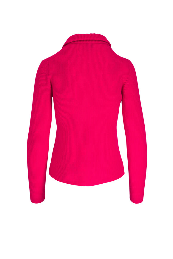 Kinross - Poppy Ribbed Quarter Zip Pullover 