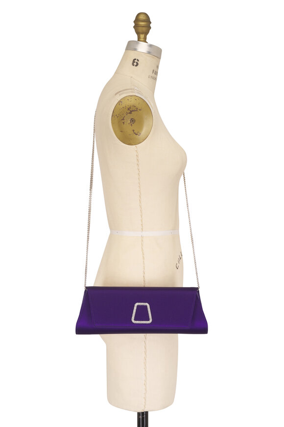 Akris Small Anouk Amythyst Trapezoid Clutch - view 5