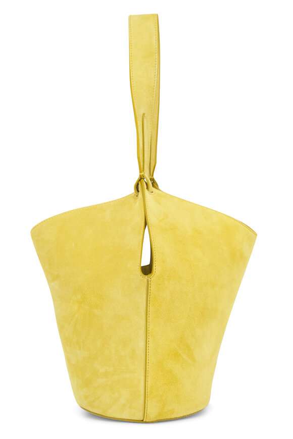 Khaite Mini Lotus Fern Suede Tote - view 4