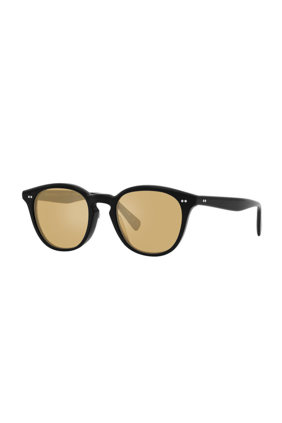 Oliver Peoples Desmon Sun Black & Yellow Sunglasses - view 6