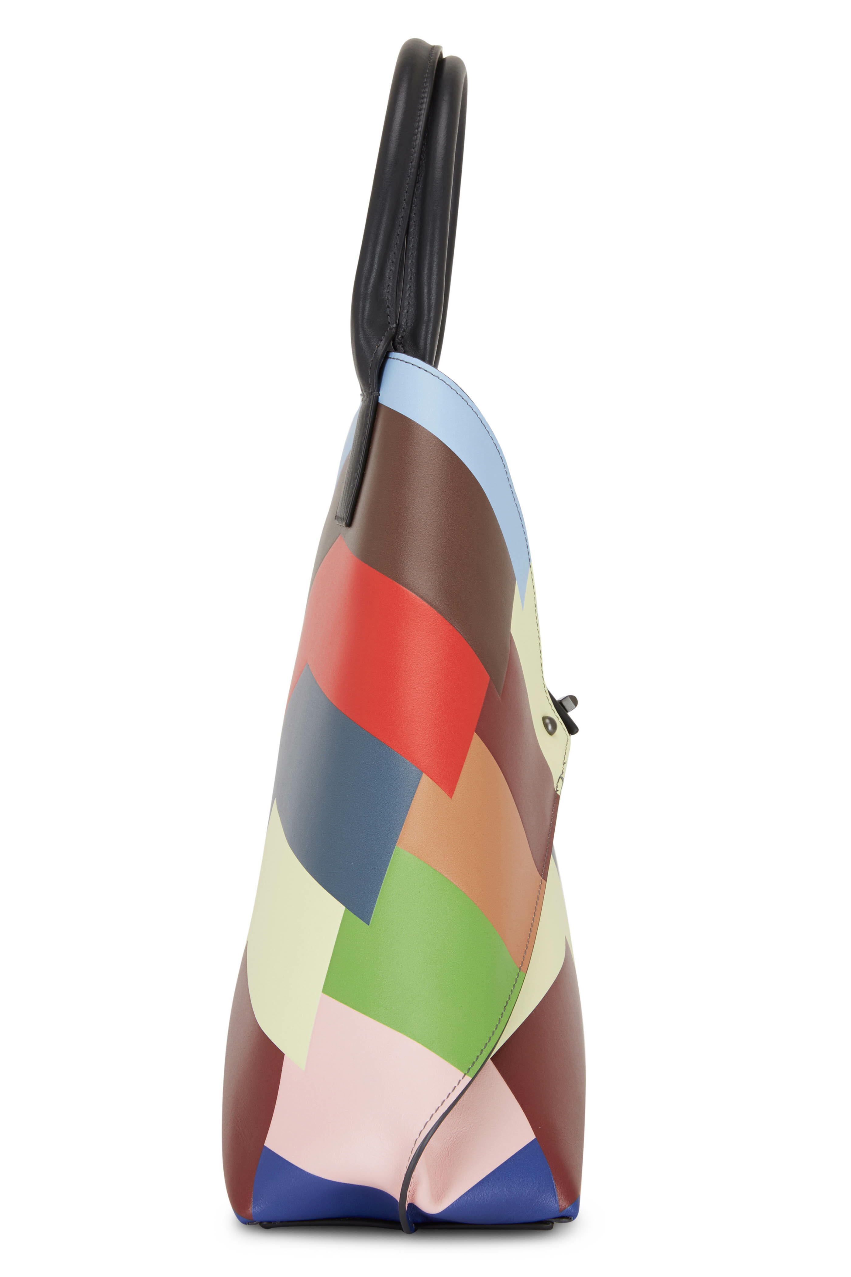 Akris - Ai Multicolor Leather Medium Shoulder Bag