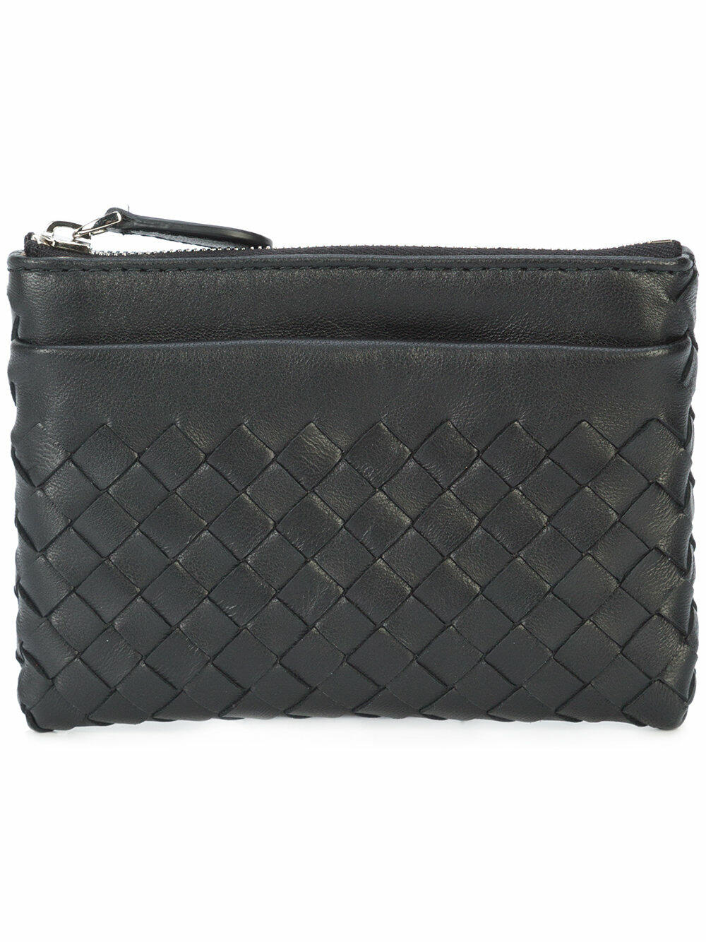 Bottega Veneta - Black Intrecciato Leather Card Case