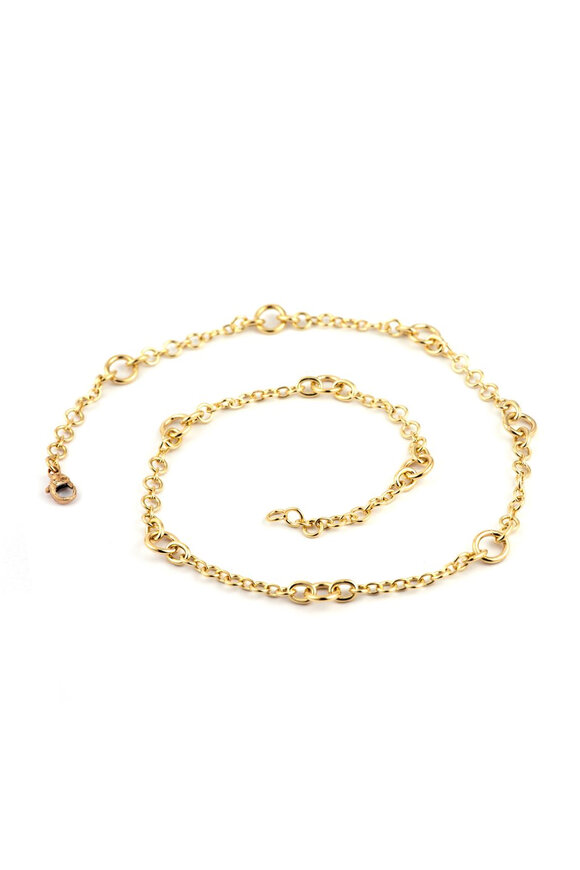 Sylva & Cie Gold Grad Link Chain Necklace - view 1