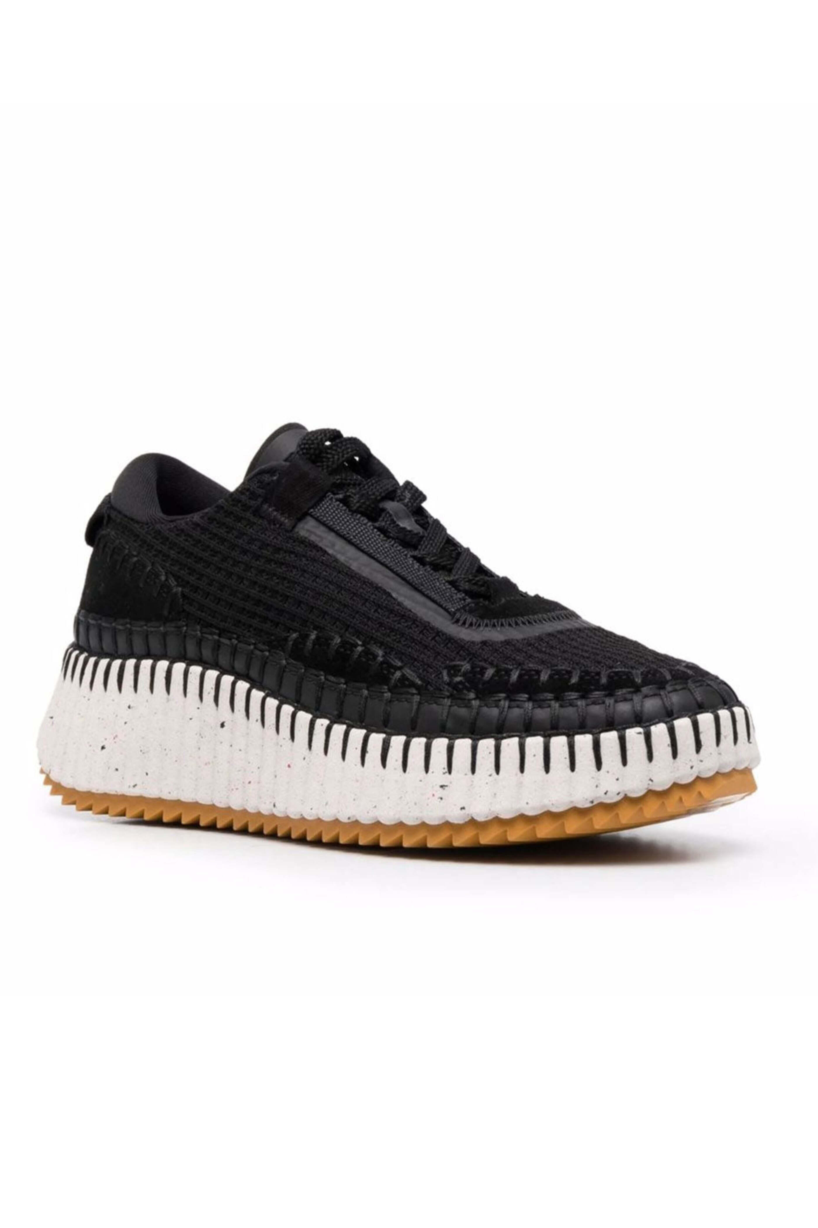 Chloé - Nama Mesh Sneaker in Black | Mitchell Stores