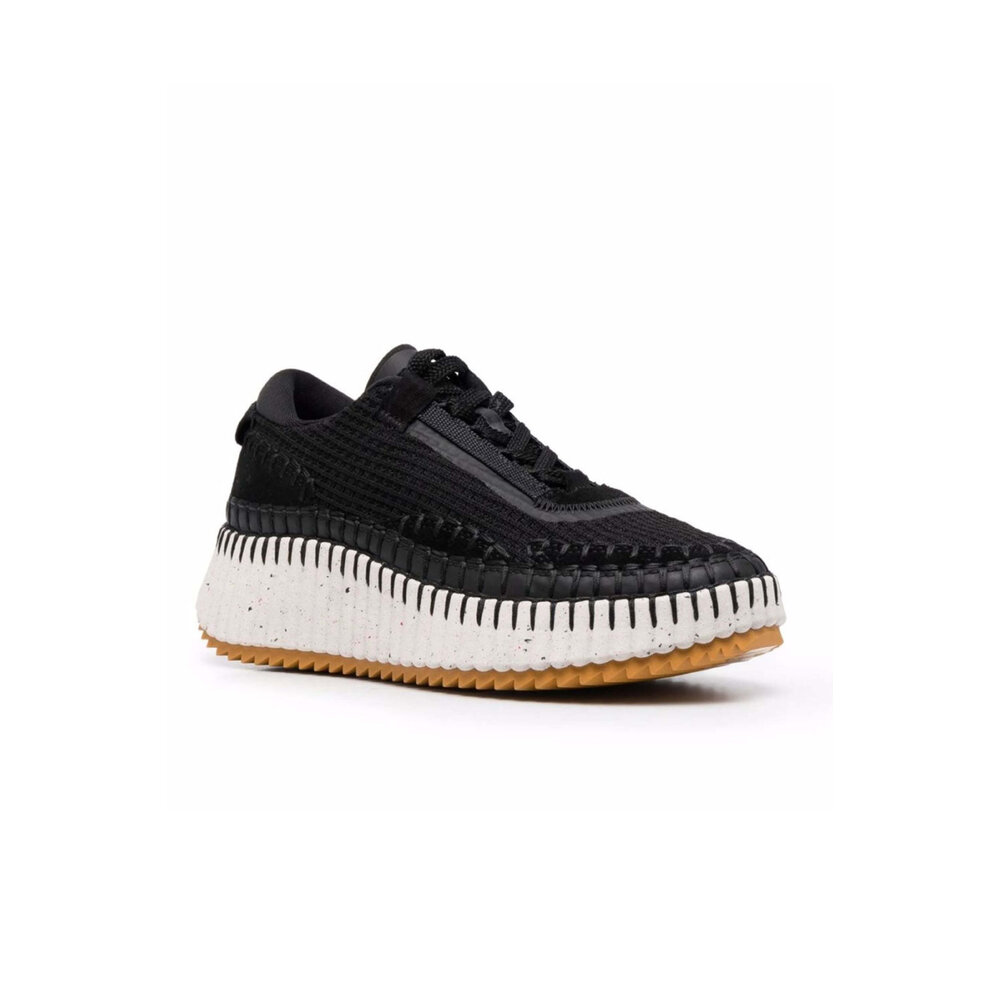 Chloé - Nama Mesh Sneaker in Black | Mitchell Stores