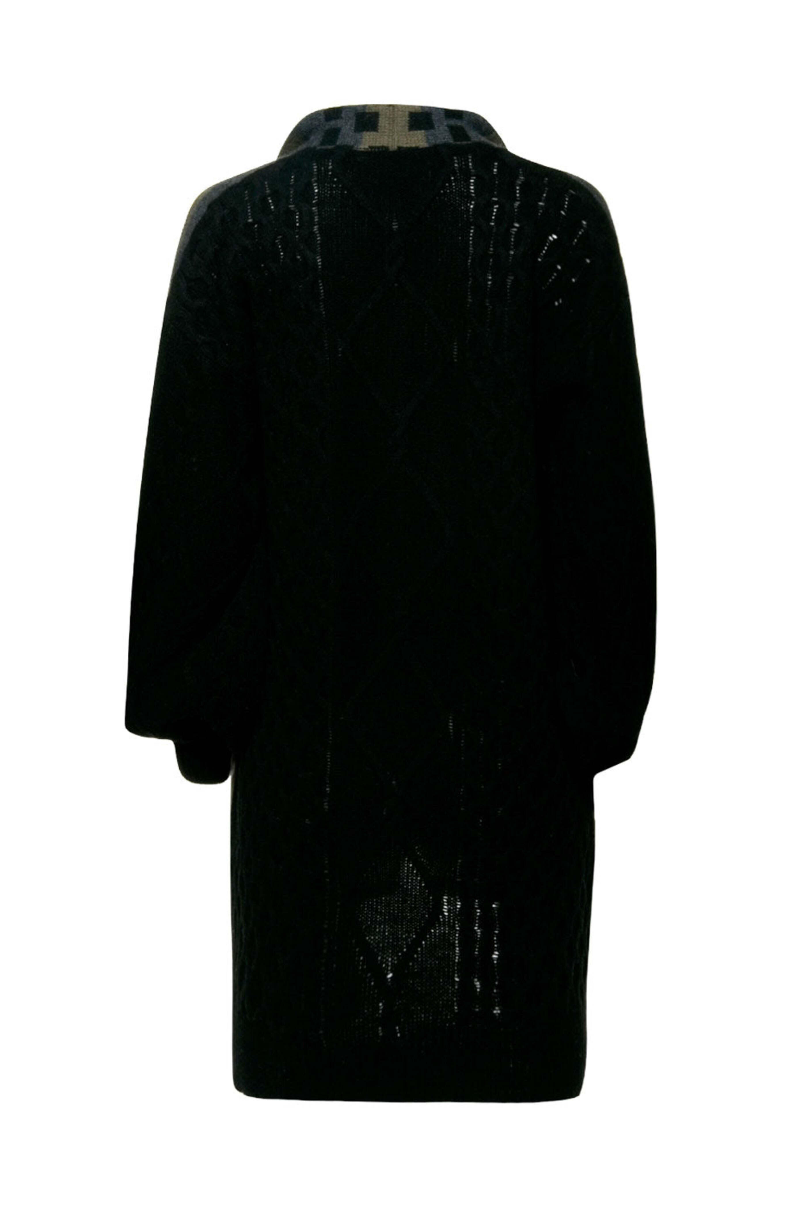 Nude - Military Green Print Oversized Cardigan