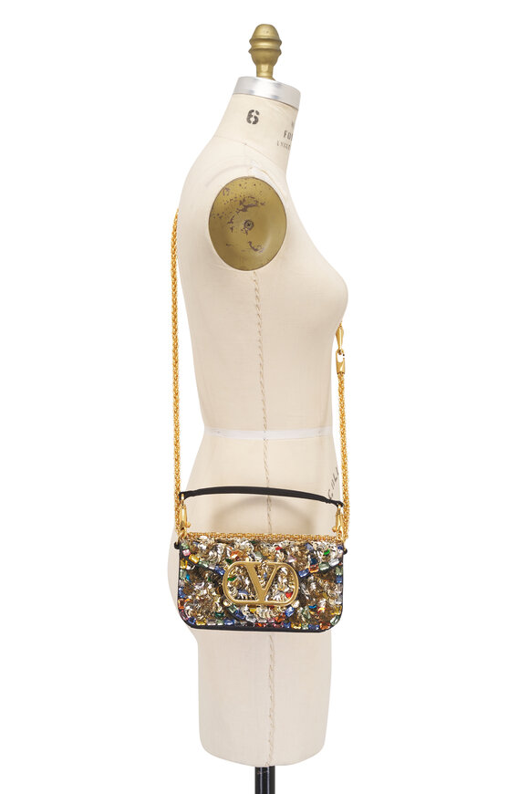 Valentino Garavani Loco Multicolor Sequin Shoulder Bag - view 8