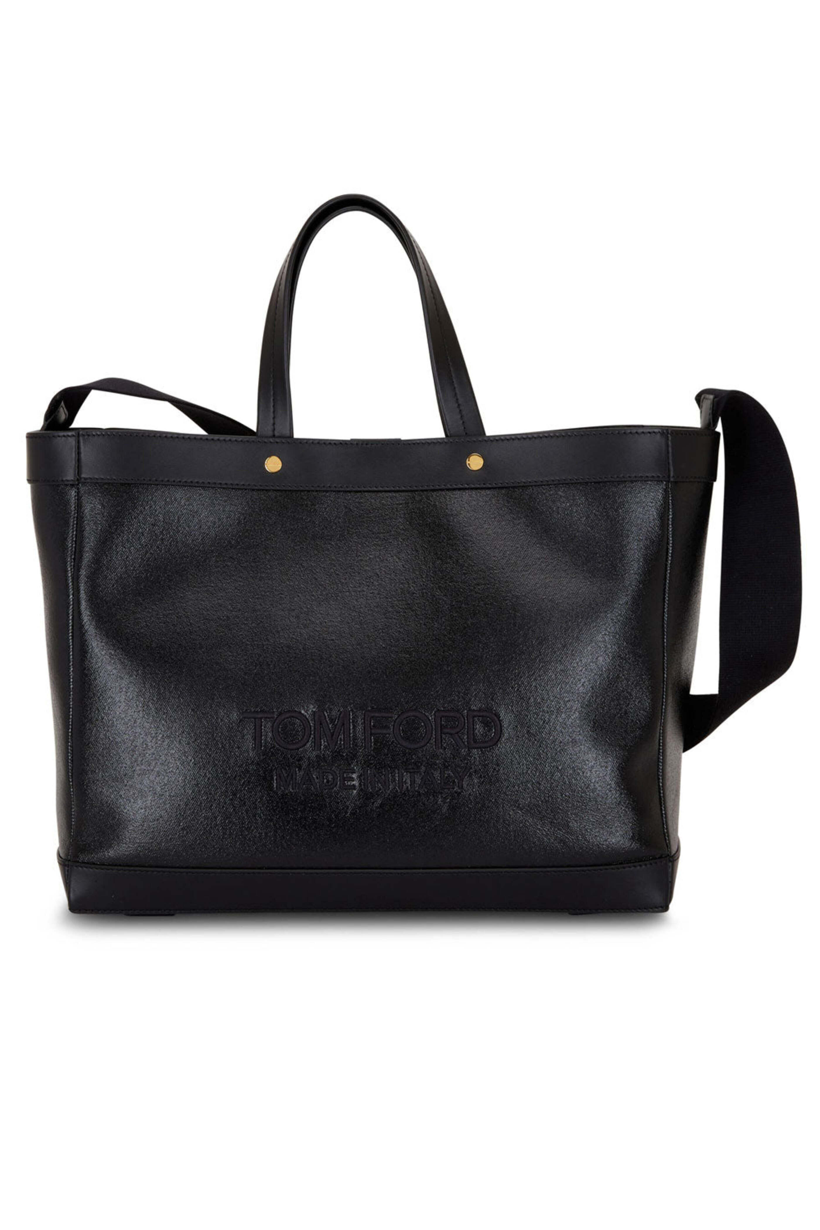 Tom Ford - Coated Denim and Smooth Calf Tote
