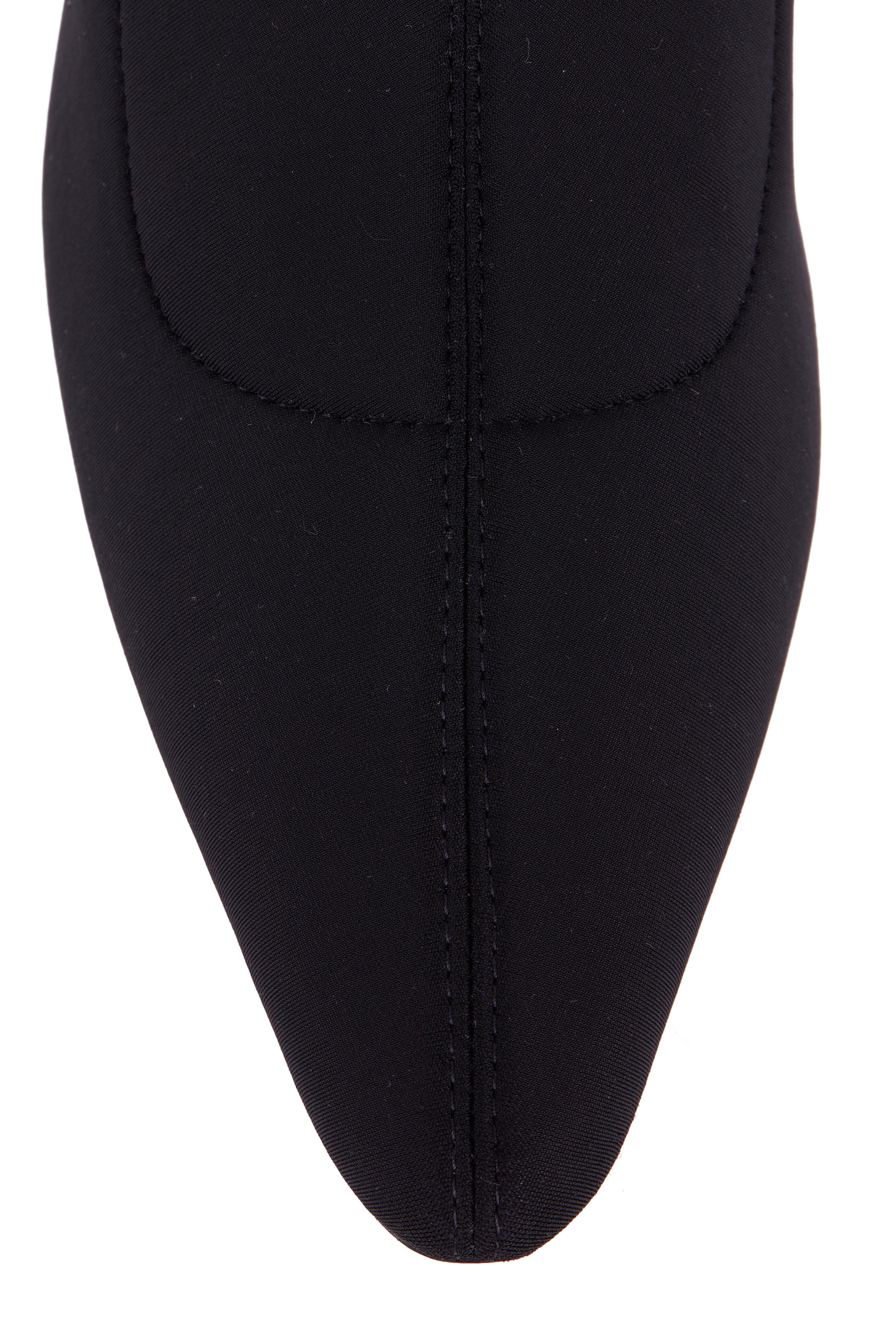 Khaite - Taylor Black Neoprene Boot, 65mm