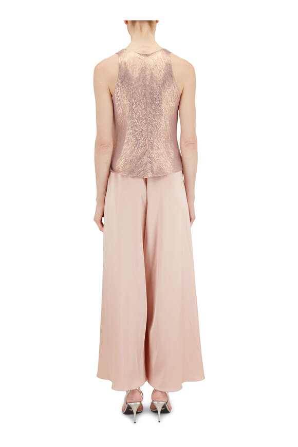 Peter Cohen - Lilac Metallic Chiffon Hi Tide Top 