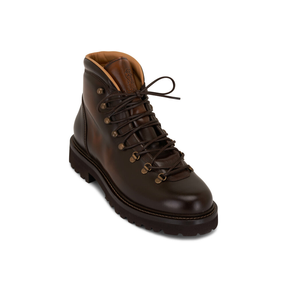ショートブーツ・ブーティ BRUNELLO CUCINELLI Texan suede ankle boot Brunello Cucinelli Men's Suede Side-Zip Ankle Boots