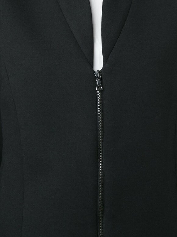 Peter Cohen - Black Cotton Double-Zip Jacket