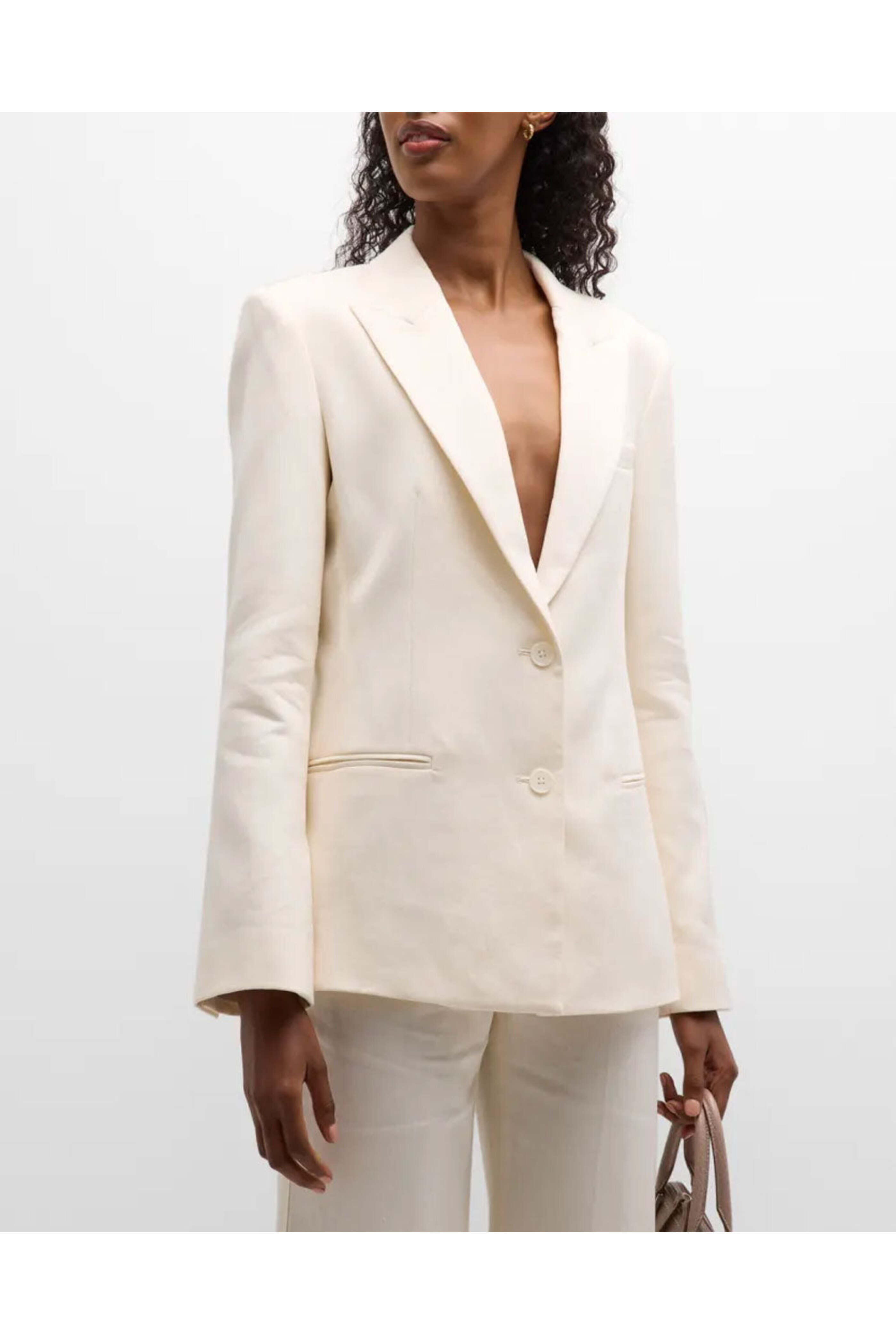 TWP - Husband Blazer in Bone | Mitchell Stores