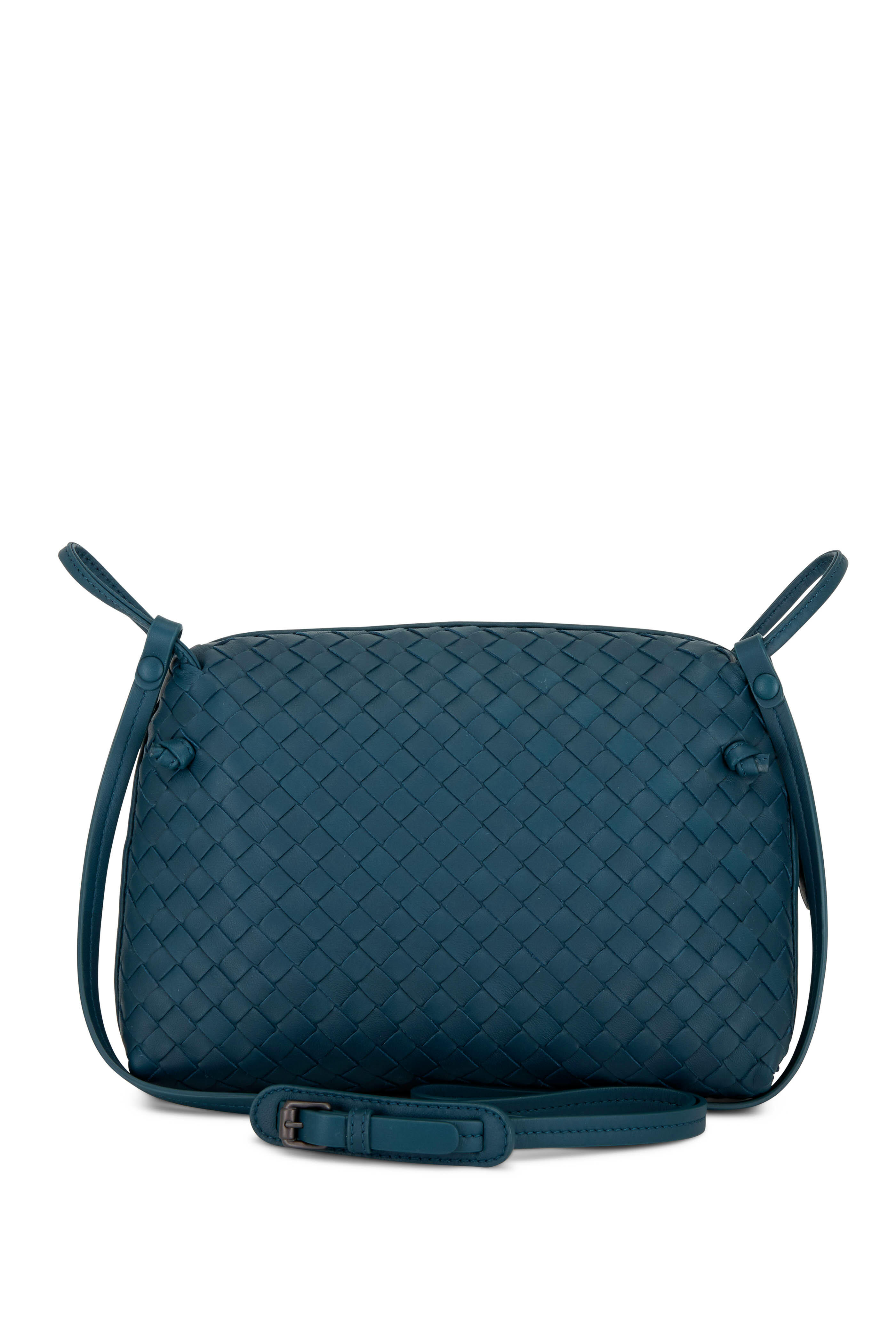 Bottega Veneta mini cross-body bag in black intrecciato nappa (Leather)  ref.403966 - Joli Closet