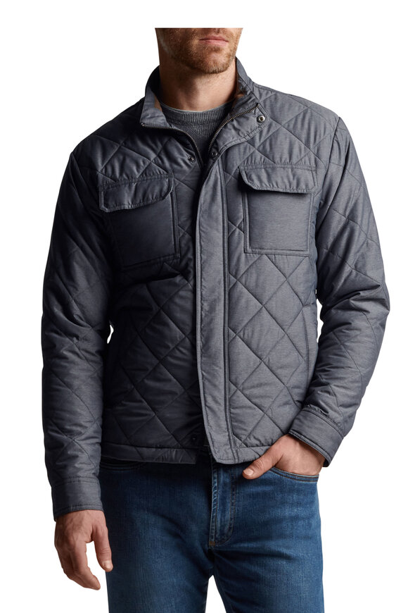 Peter Millar - Norfolk Iron Quilted Bomber Jacket 